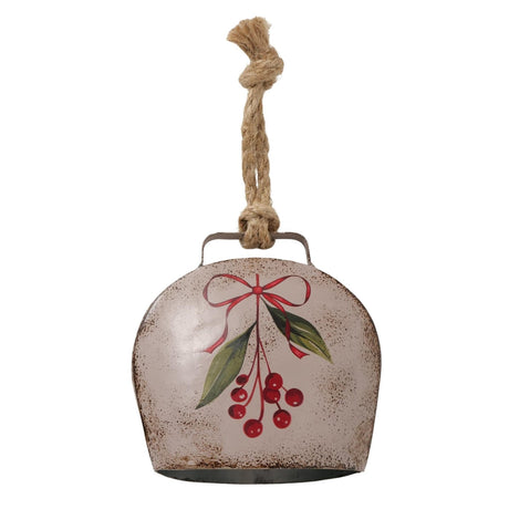 Boltze home deco vedhængsur noelle beige 11,5x5x12cm