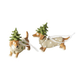 Boltze home julevedhæng hund 10,3x8cm