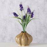 Boltze hjemmevase aurelia brun ã˜15,5xh12,3cm