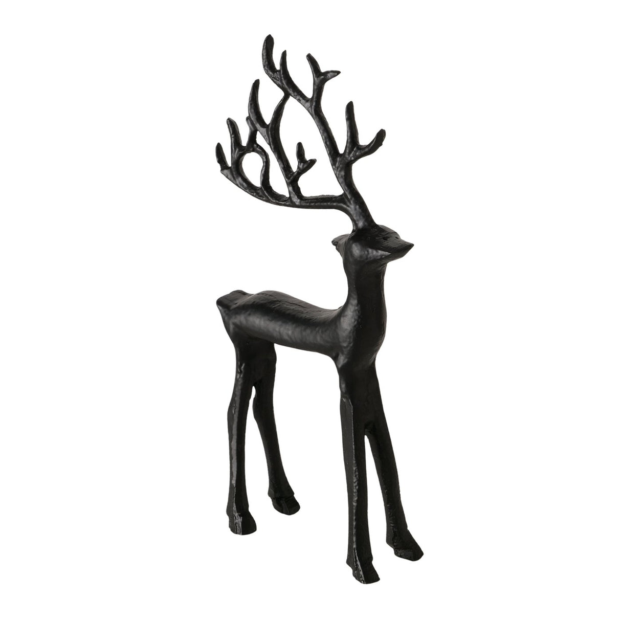 Boltze hjemmefigur hjort sort 9x3x20cm
