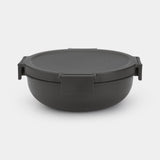 Brabantia make take salatbeholder 1,3l mørkegrå