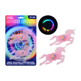 Unicorn LED talte belysning 2 stykker hest multifarve