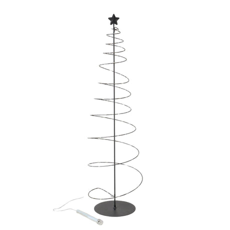 Boltze home juletræ Saturn metal LED sort ø22xh81cm