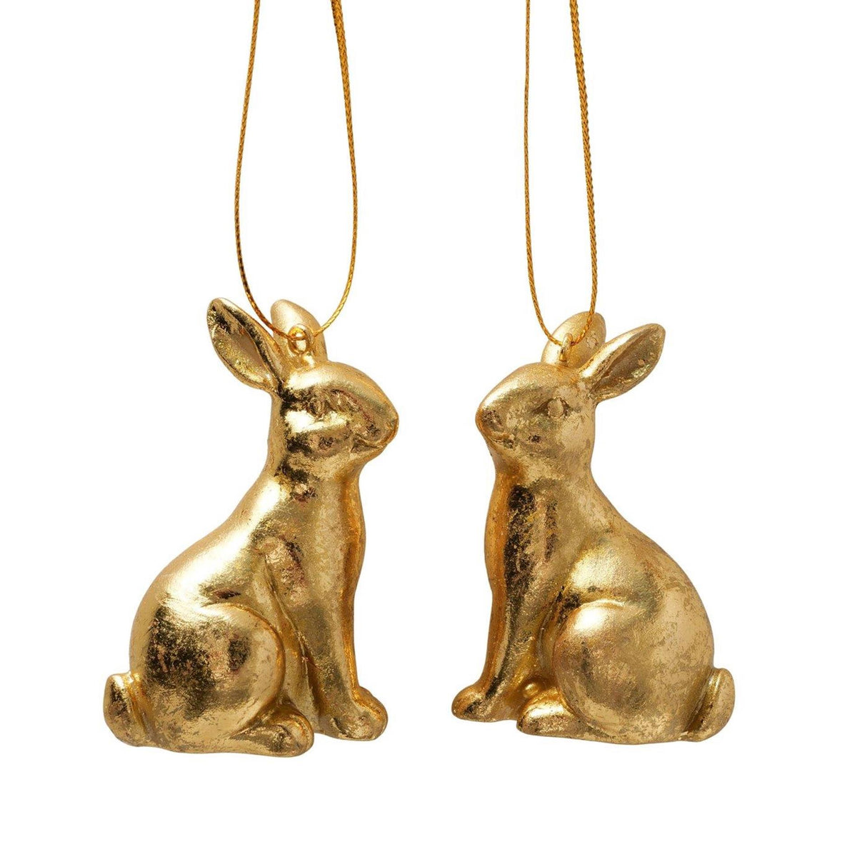 Boltze hjemmevedhæng hare guld 4x3x6,5cm