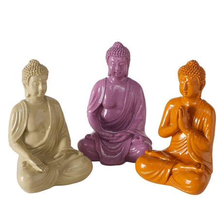 Boltze hjemmefigur buddha 6,5x5x10cm