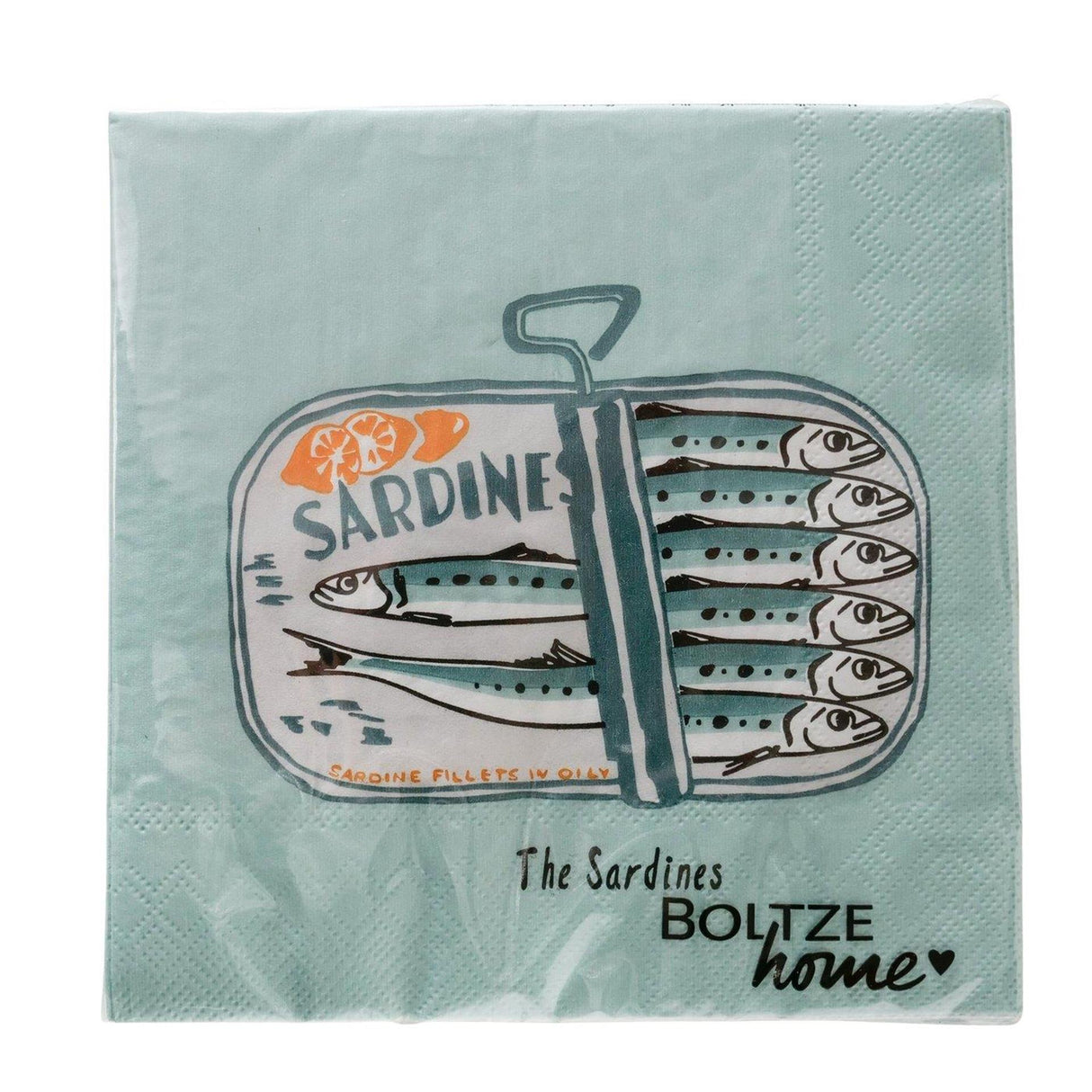 Boltze hjemmeservietter sardin 16,5x3cm