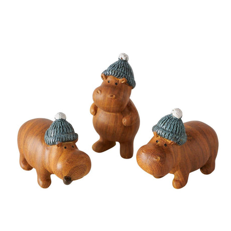 Boltze hjemmefigur flodhest 4x3,5x6,5cm