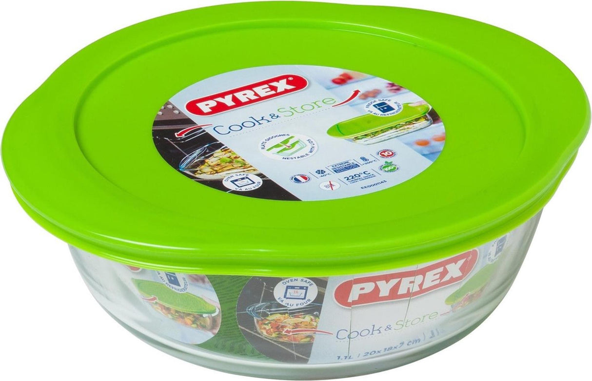 Pyrex opbevaringsskål 2,3l 26x23x8cm