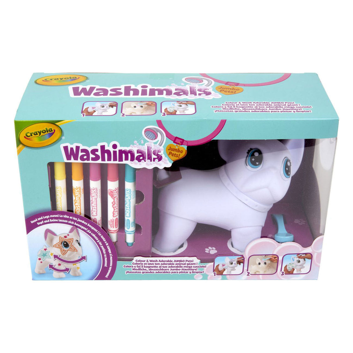 Crayola - washimals - hobbypakke - jumbo kæledyrssæt stort wilbur til børn