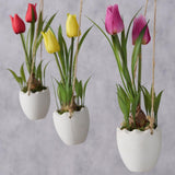 Boltze home boltze hængende potteplante tulipan h23cm