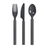Duni plastbestiksæt 6-delt granit genanvendelig (2x kniv, 2x gaffel, 2x ske)