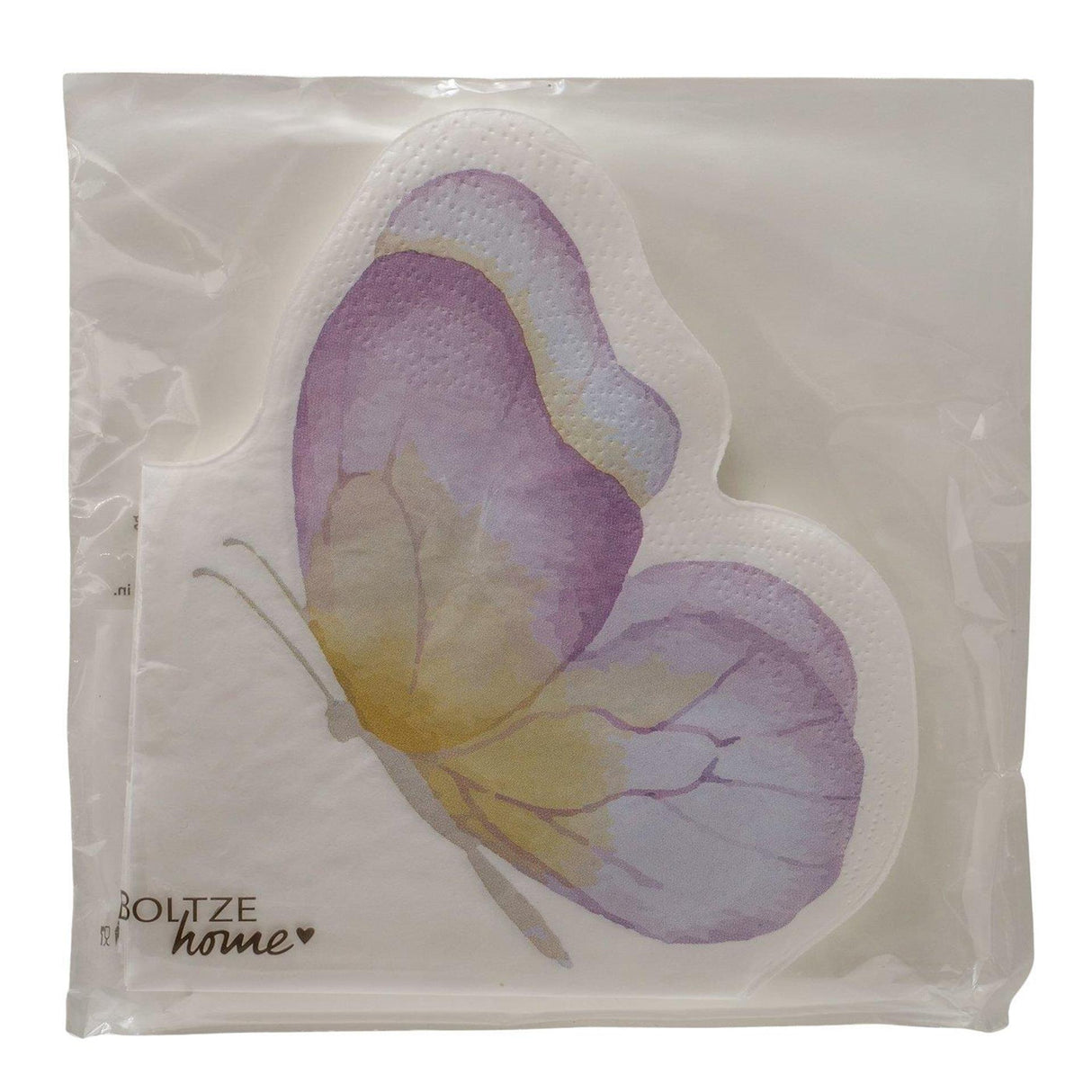 Boltze hjemmeservietter fantasy sommerfugl 16x15x1cm