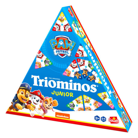 Goliath triominos junior paw patrulje - brætspil - børns spil - spil triominos med din yndlings paw patrulje karakter.