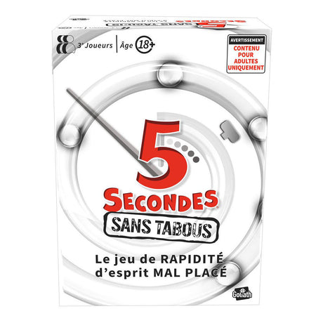 Goliath games goliath 5 seconds gezelschapsspel uncensored - franstalig