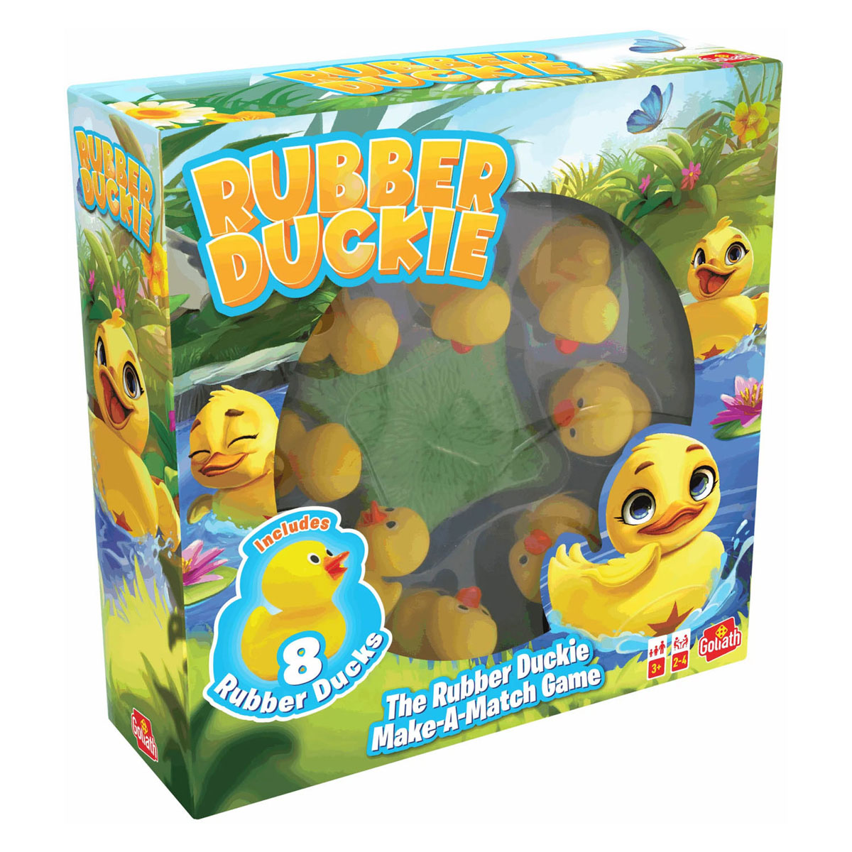 Goliath rubber duckie - geheugenspel - kinderspel - interactief - 2-4 spelers - vanaf 3 jaar