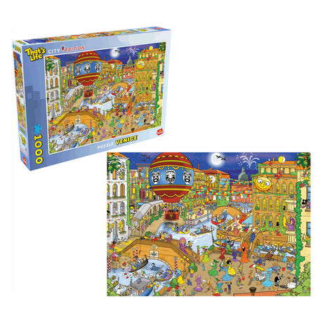Goliath games goliath that's life city edition: venice legpuzzel - 1000st.
