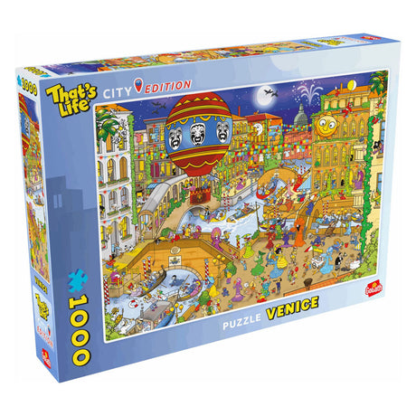 Goliath games goliath that's life city edition: venice legpuzzel - 1000st.