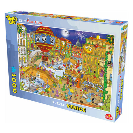 Goliath games goliath that's life city edition: venice legpuzzel - 1000st.
