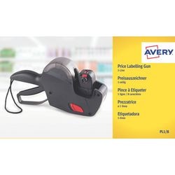 Avery prijstang 1-regel zwart