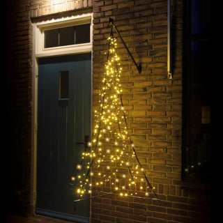 Fairybell hængende LED juletræ 150 cm 240 LEDs varm hvidt lys sort