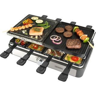 Bourgini gourmette raclette stengrill 8p