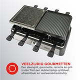 Bourgini gourmette raclette stengrill 8p