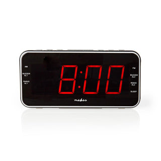 Nedis digital vækkeur radio | 2 stk