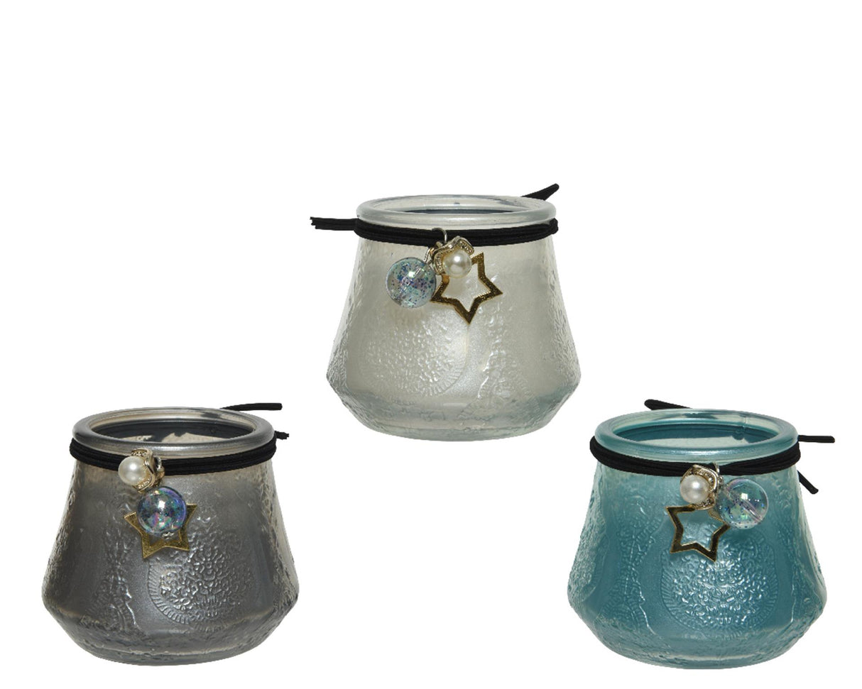Decoris duftlys i glas ø7,3x6,8cm