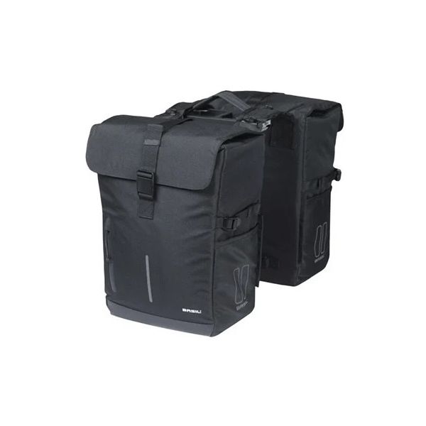 Basilikum taske flytte dobbelt sigte sort | 30 l