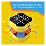 Giiker tic-tac-toe bolt spil - gul