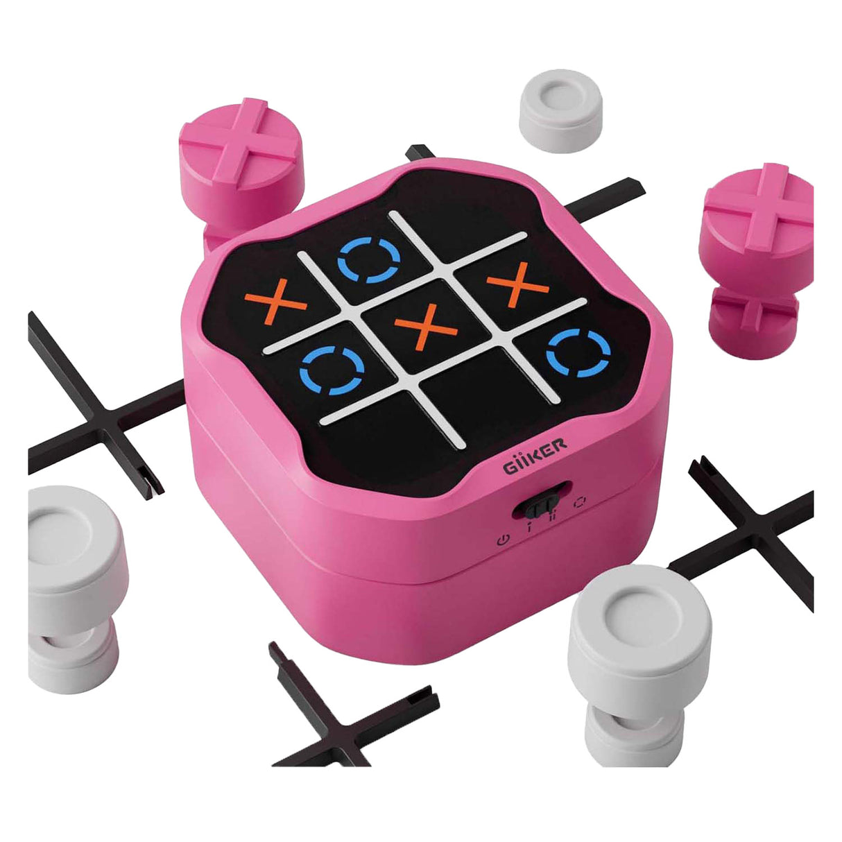 Giiker tic-tac-toe bolt spil - pink