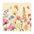 Duni servietter floral haven 3-lags tissue 33x33cm
