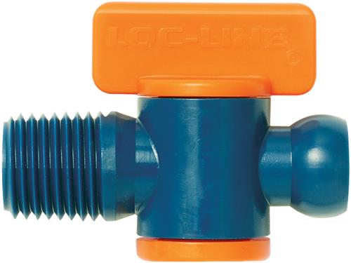 Loc-line 1 4 tap npt udvendig gevind (2 stk)