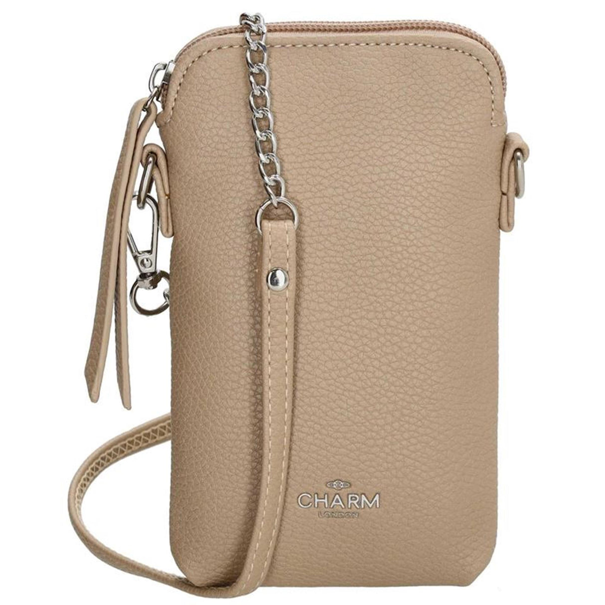 Charm london stratford telefontaske-taupe 10x2x17cm