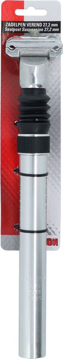 Simson affjedret sadelpind 272 mm aluminium sølv 021944144851
