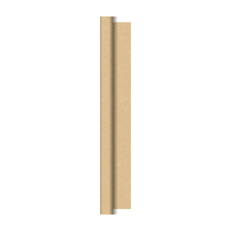 Duni tafellaken op rol natural brown cel 118x500cm