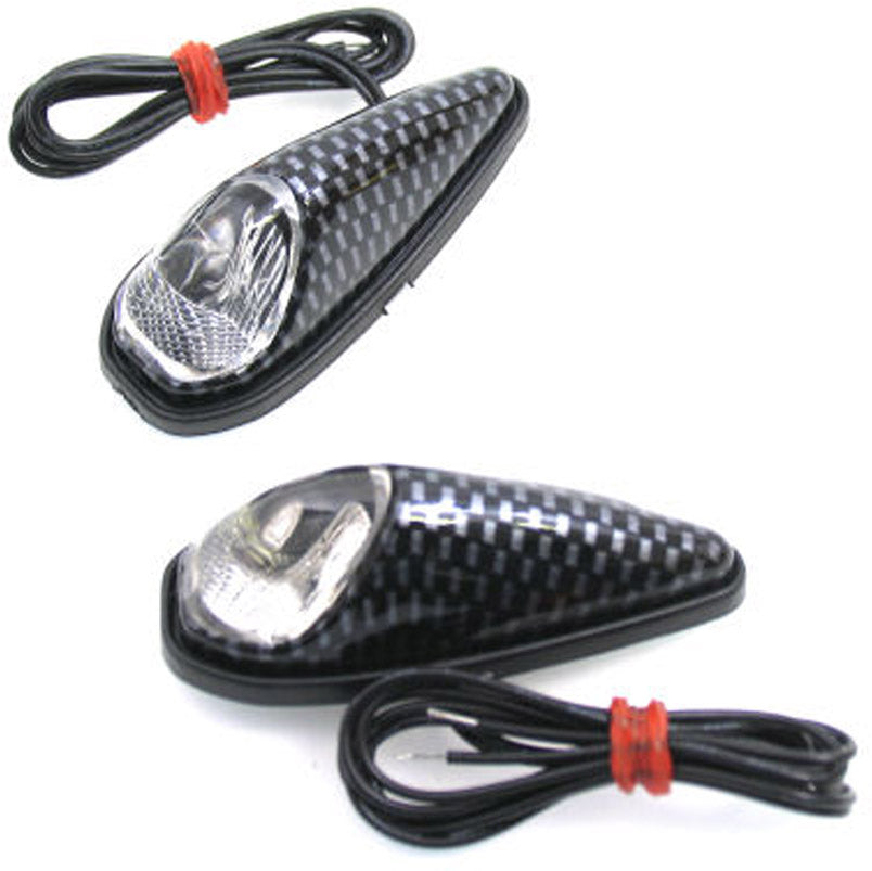 Kant lampe LED sæt plak lampe hvidt hus kulstof