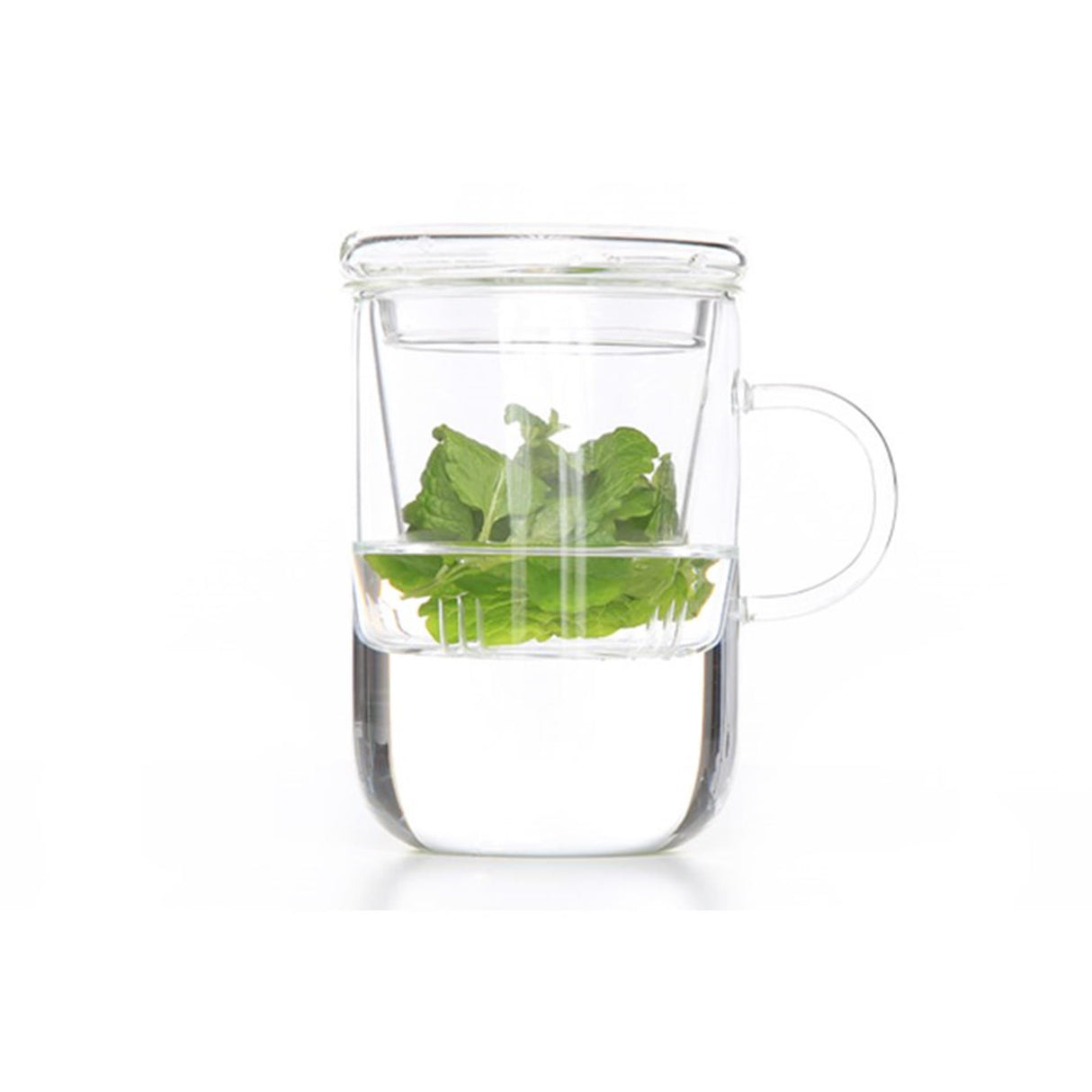 Tekop med filterglas cl ã˜ 8cm højde: 12,5 cm<br> kapacitet: 470 ml