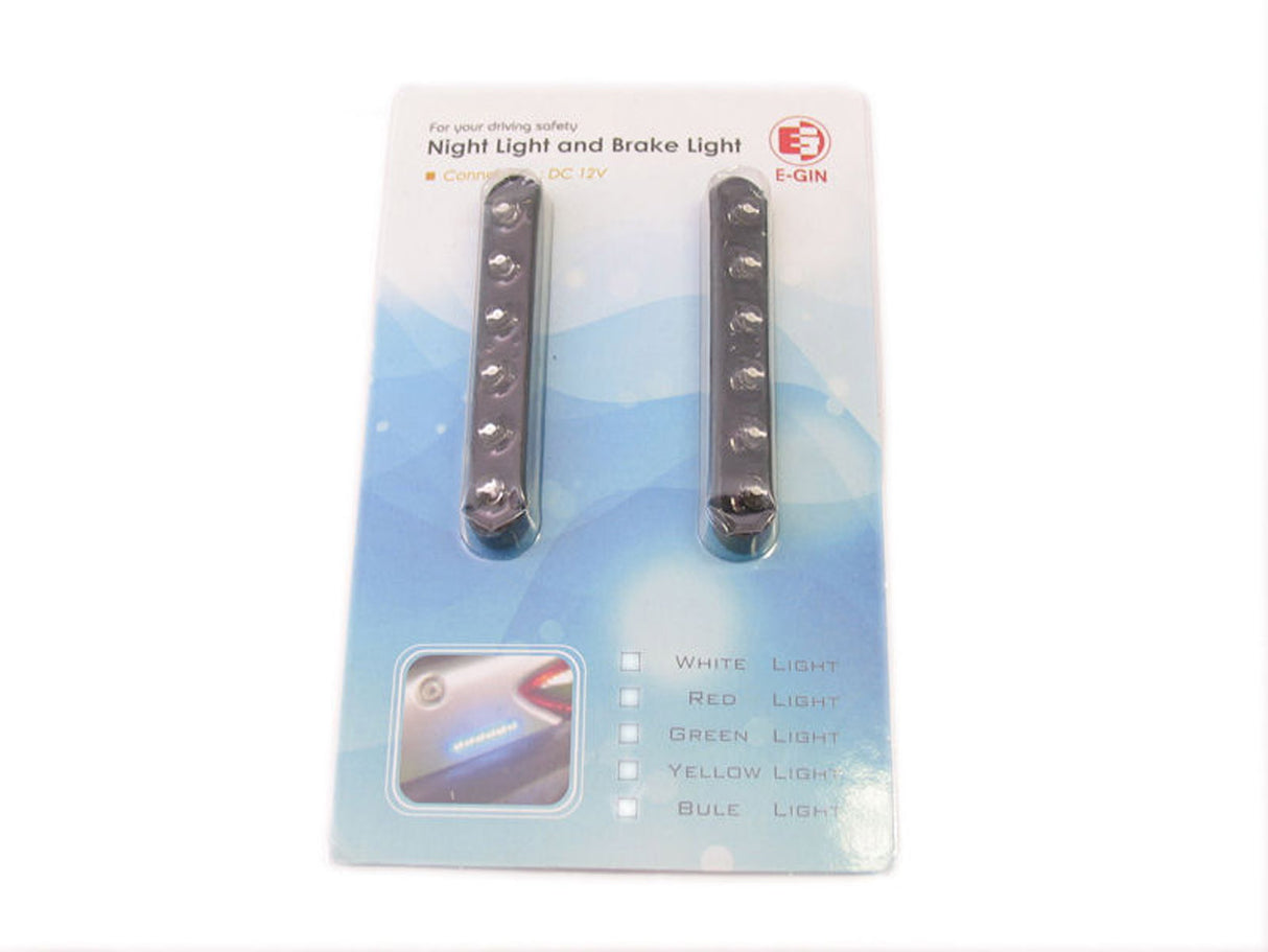 Edge Lamp LED SET PLAK HVID 6 LEDS