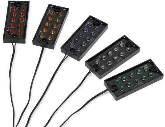 Opticparts DF LED LAMP PANEL 10 LEDS Blå vandtæt