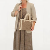 Beagles laredo håndtaske taupe