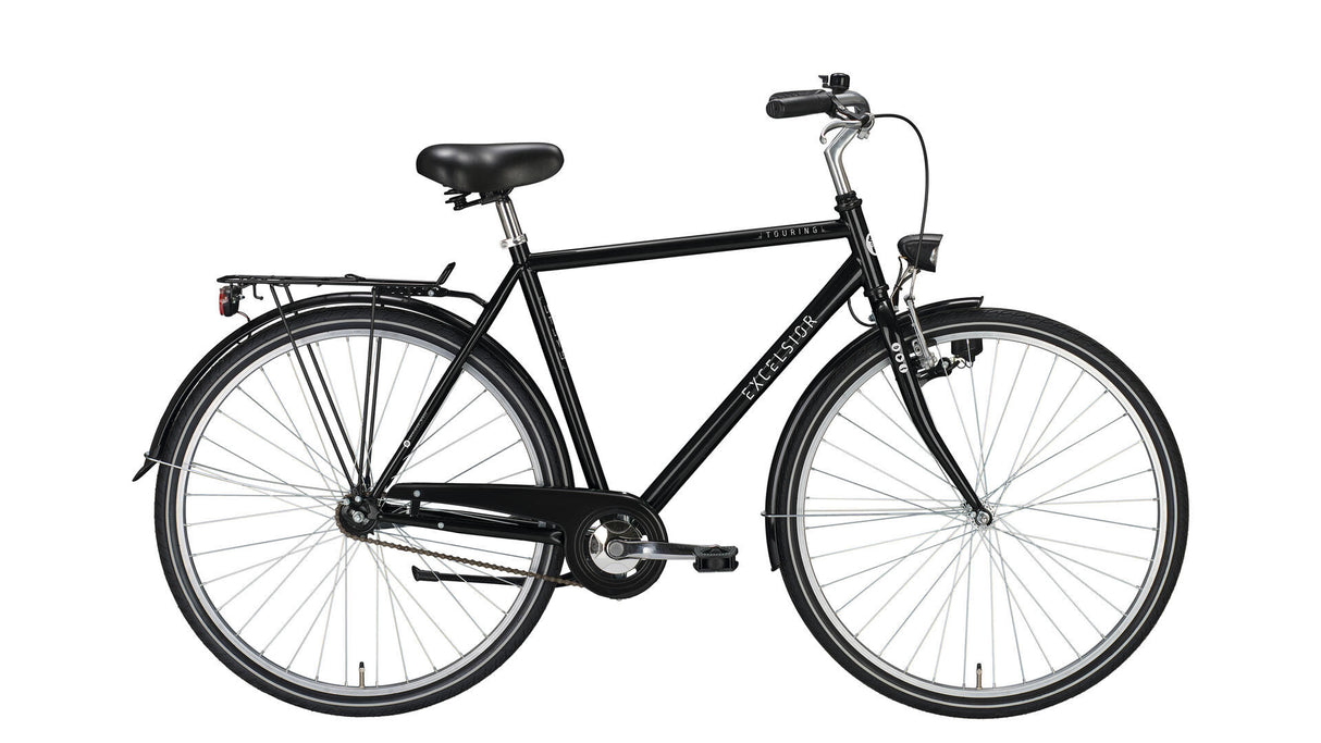 Excelsior city bike touring mod. 24 cykel touring 28 55 diam. 3sp sort