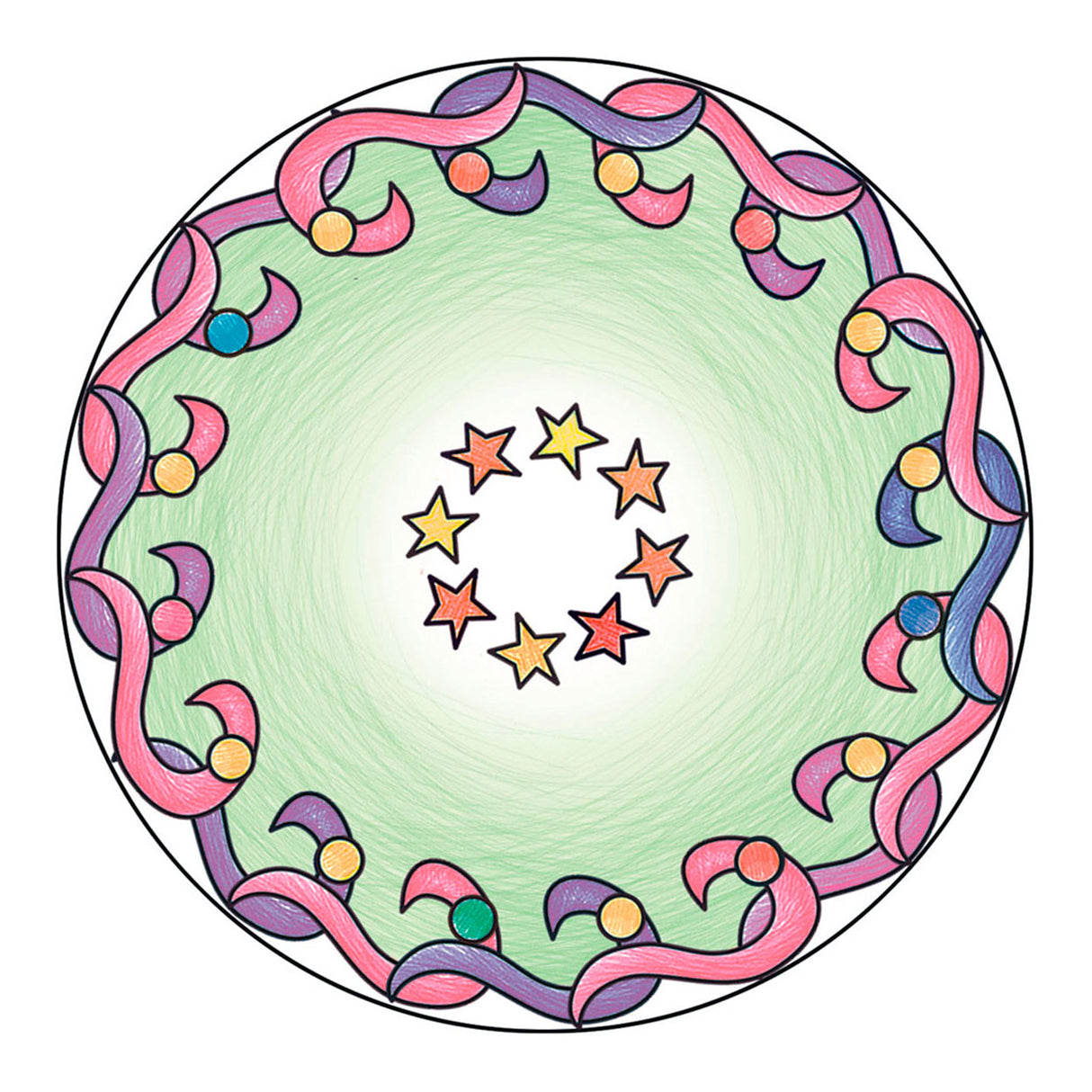 Mandala designer ravensburger mini - heste