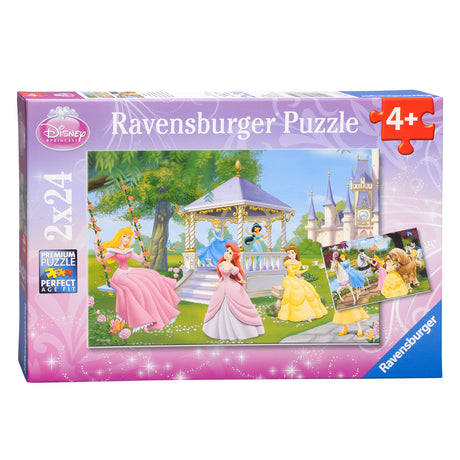 Ravensburger puslespil disney prinsesse fortryllende prinsesser - 2x24 brikker - børnepuslespil