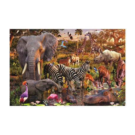 Ravensburger puslespil Afrikansk dyreverden - puslespil - 3000 brikker