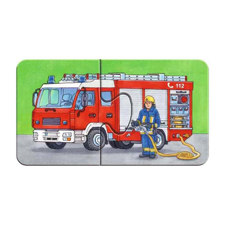 Ravensburger mine første puslespil køretøjer 9x2stk
