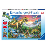 Ravensburger puslespil med dinosaurerne - puslespil - 100 brikker