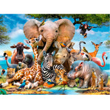 Ravensburger puslespil Afrikanske venner - puslespil - 300 brikker