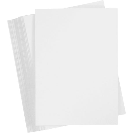 Creativ firma hvidt papir 180 gram - robust hvidt papir - a3 karton til håndværk og gør-det-selv - hvidt karton 180g - hobbykarton hvidt - a3 hvidt papir 180 gram - håndværkspapir hvidt - premium papir 180 gram - a3 - 29,7x42cm - 100 ark