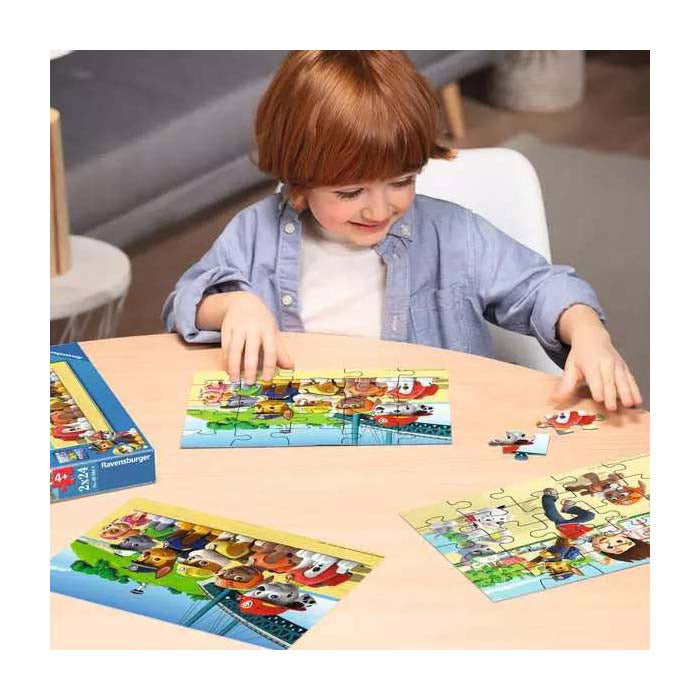 Ravensburger paw patrol modige hunde puslespil 2x24 brikker